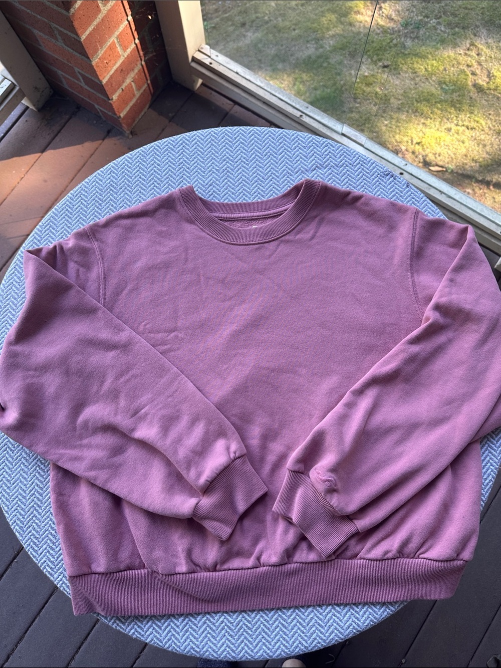 Hollister Mauve Crewneck Sweatshirt xs